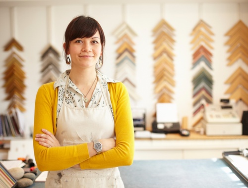 Business owner portrait